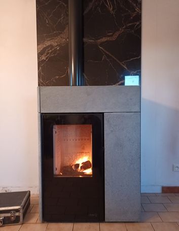 Poele à granulé bois Hybride